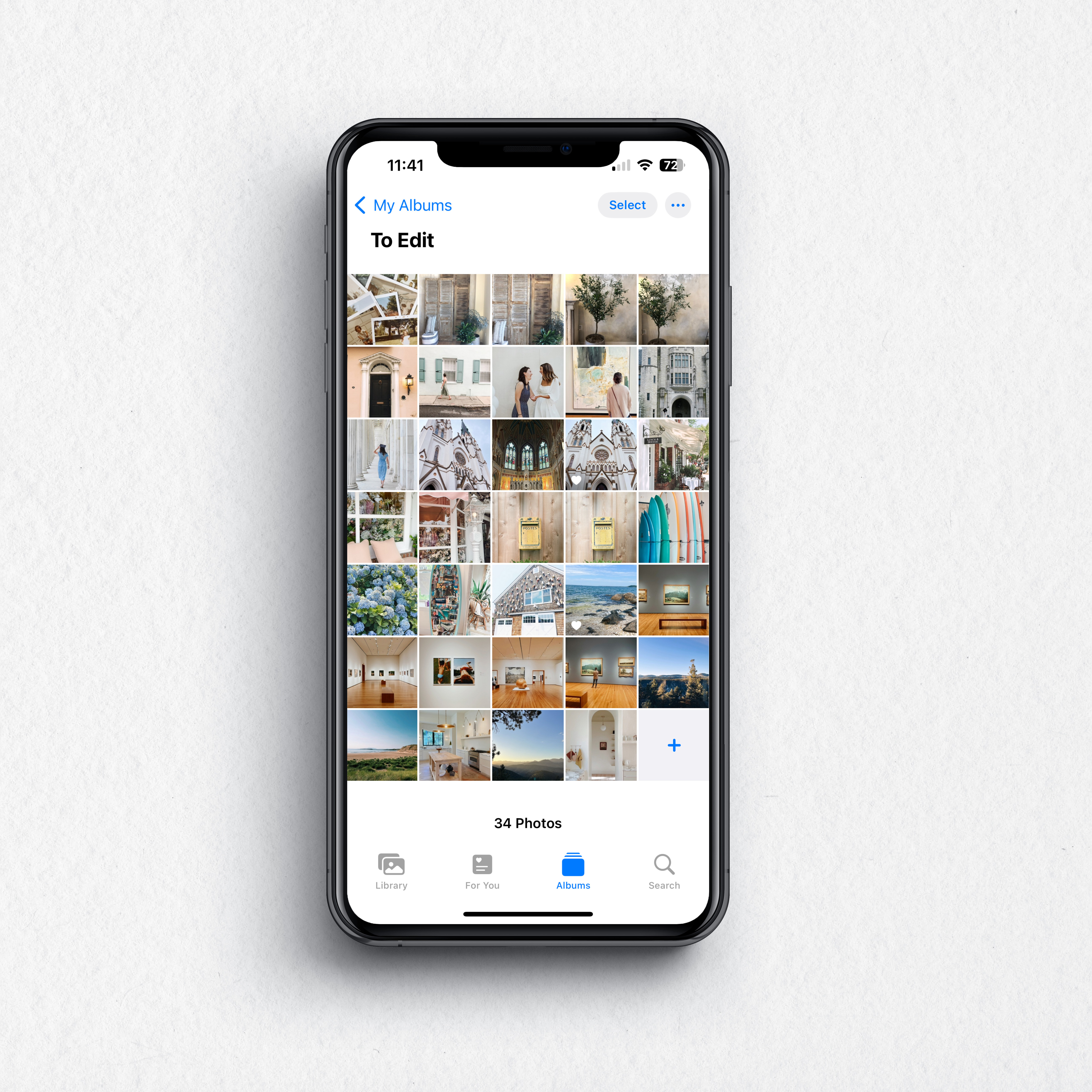 Online album se svatebními fotkami